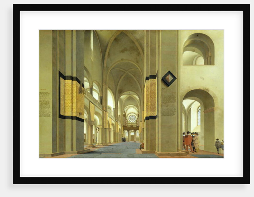 Interior of the Marienkirche in Utrecht, 1638 by Pieter Jansz Saenredam