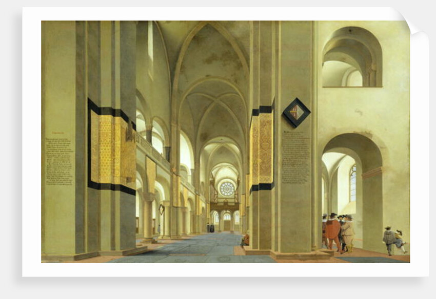 Interior of the Marienkirche in Utrecht, 1638 by Pieter Jansz Saenredam