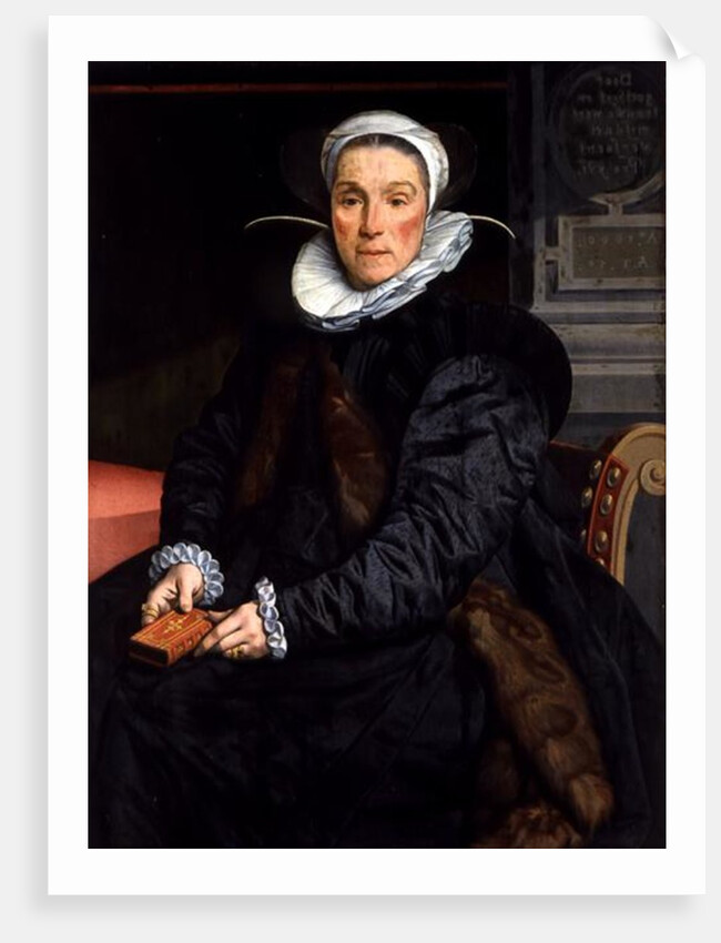 Portrait of Susanna Taymon, wife of Christoffel Roels, 1600 by Pieter I Pietersz