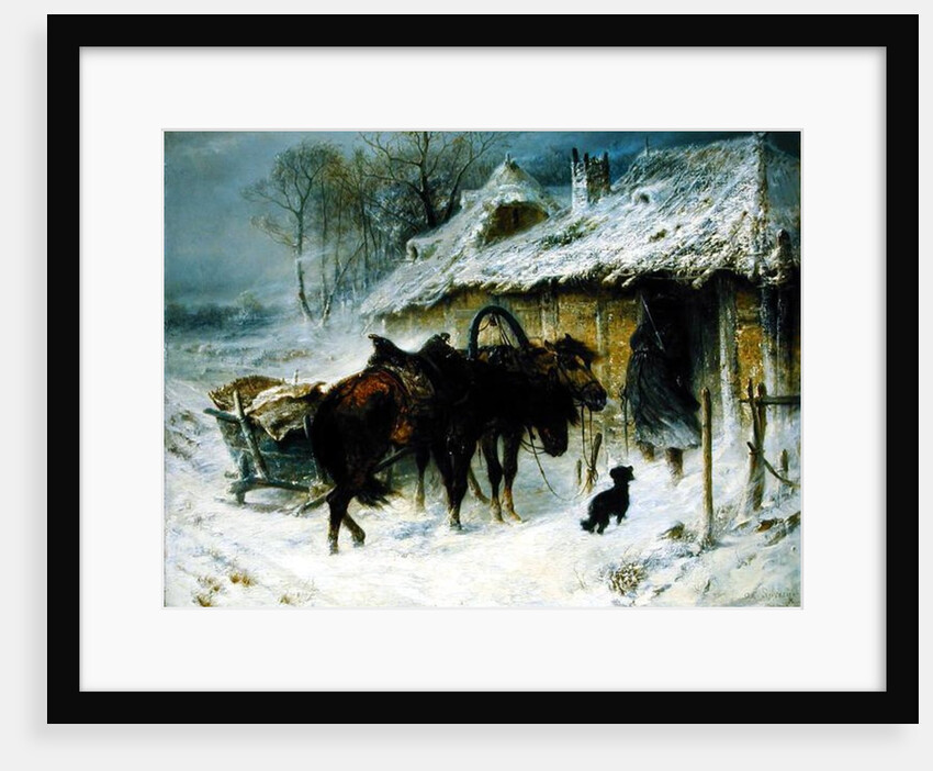 Searching for Smugglers, c.1867 by Adolf Schreyer