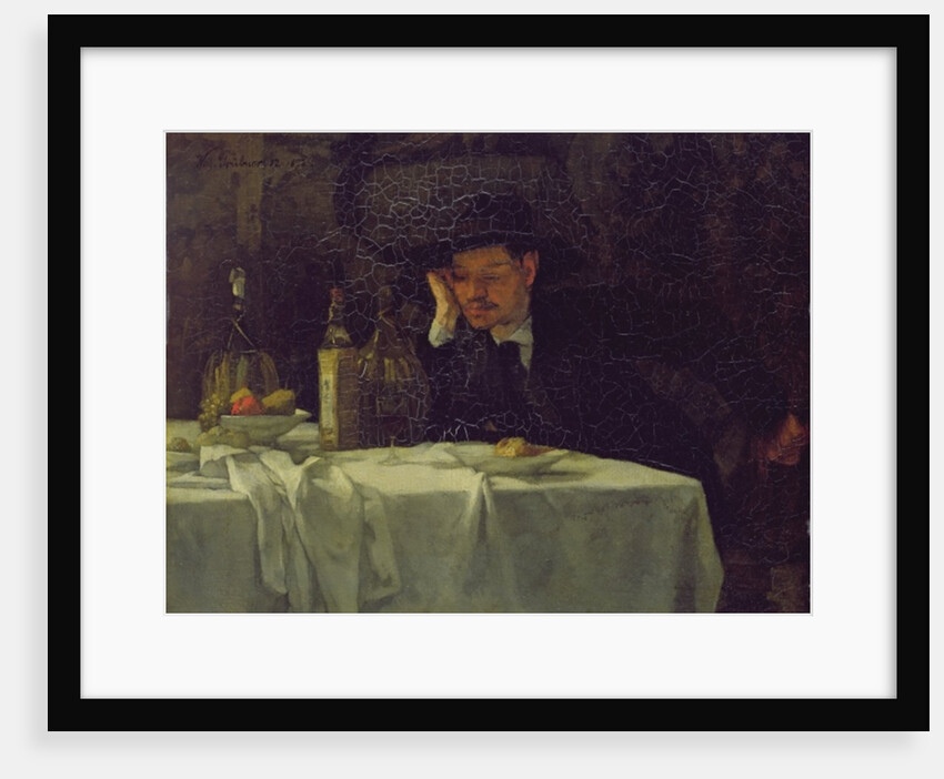 With wine from Rome, 1872 by Heinrich Wilhelm Truebner