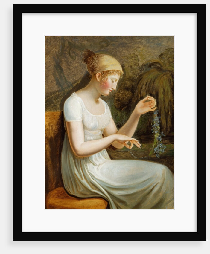 Girl with Flowers by Johann Heinrich Wilhelm Tischbein