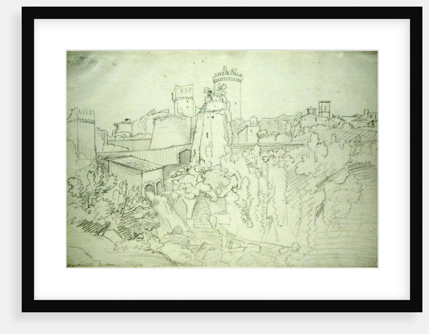 The Stonewalls and Towers of Nepi, 1807 by Joachim Faber