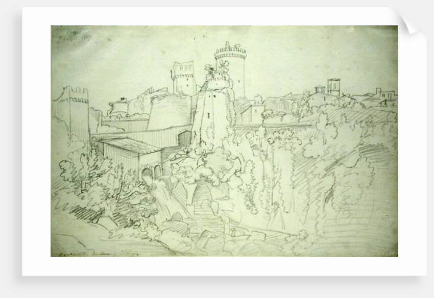 The Stonewalls and Towers of Nepi, 1807 by Joachim Faber