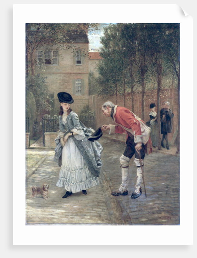 The Old Soldier, 1869 by George Adolphus Storey