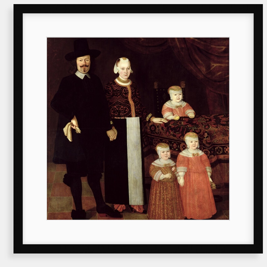 Portrait of a Hamburg Family, c.1640 by Master Hamburg