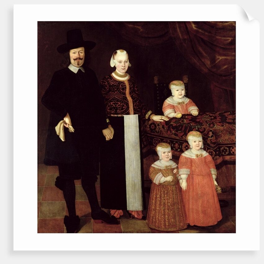 Portrait of a Hamburg Family, c.1640 by Master Hamburg