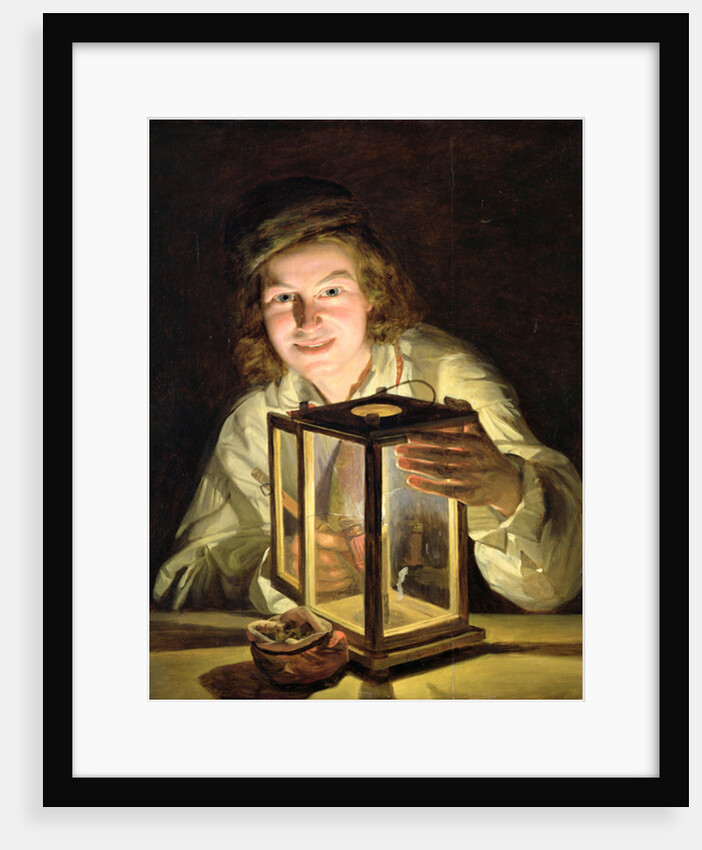 The Young Stableboy with a Stable Lamp, 1824 by Ferdinand Georg Waldmuller