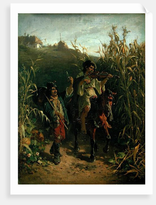 Gipsies by August Xaver Karl von Pettenkofen