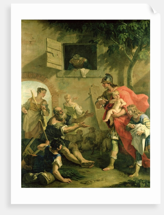 The Infant Cyrus with the Shepherd by Sebastiano Ricci
