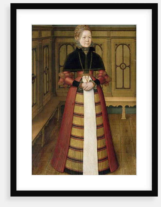 Portrait of Mette von Munchhausen by Ludger Tom the Younger Ring