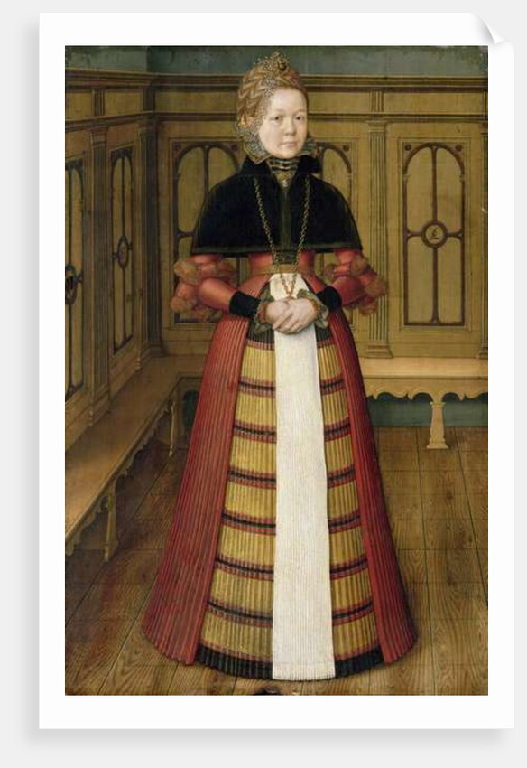 Portrait of Mette von Munchhausen by Ludger Tom the Younger Ring