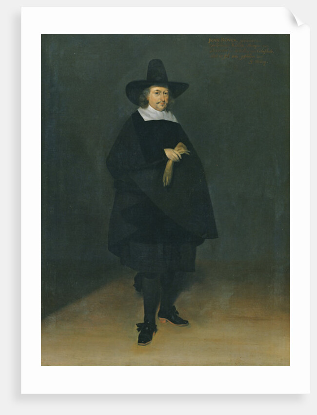 Portrait of Burgermeister Jan Roever by Gerard Terborch