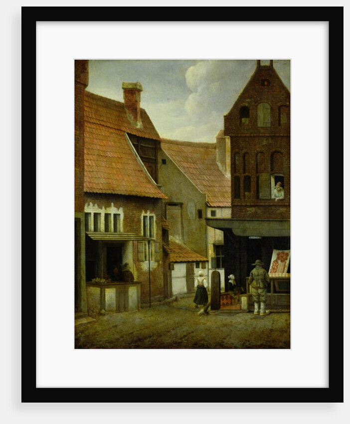 Street Scene by Jacobus Vrel or Frel