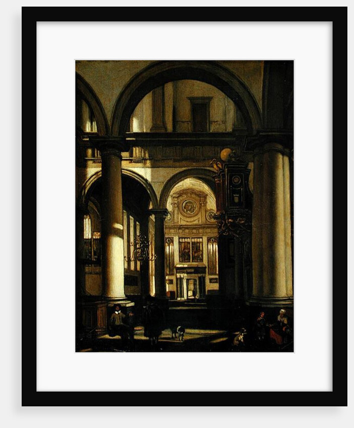 Church Interior by Emanuel de Witte