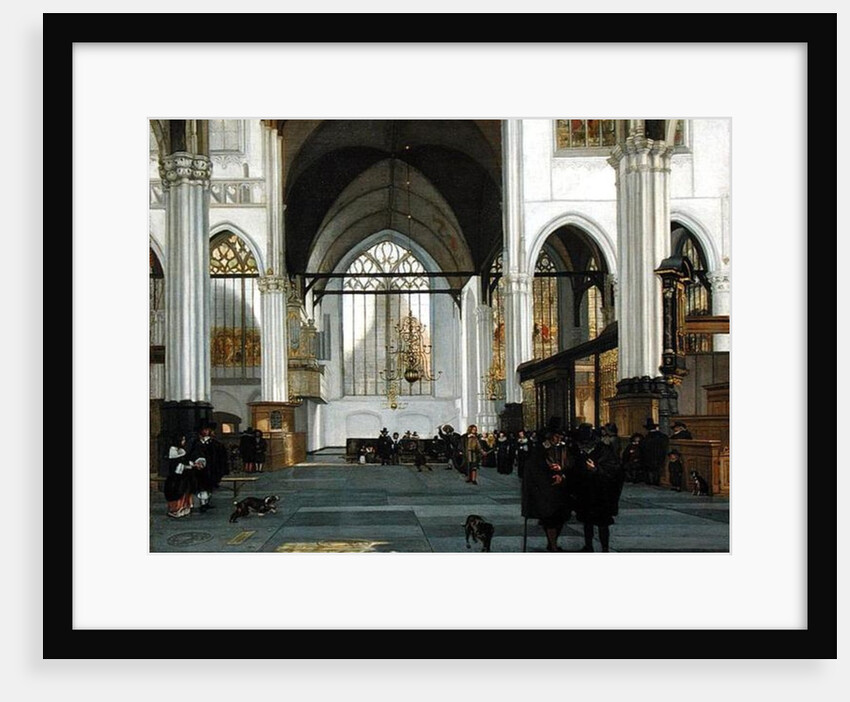 Interior of the Oude Kerk, Amsterdam, 1659 by Emanuel de Witte