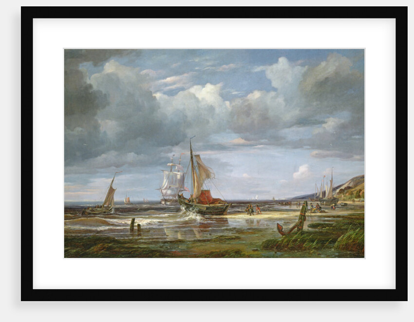 The Elbe at Blankenesee, 1844 by Adolf Vollmer