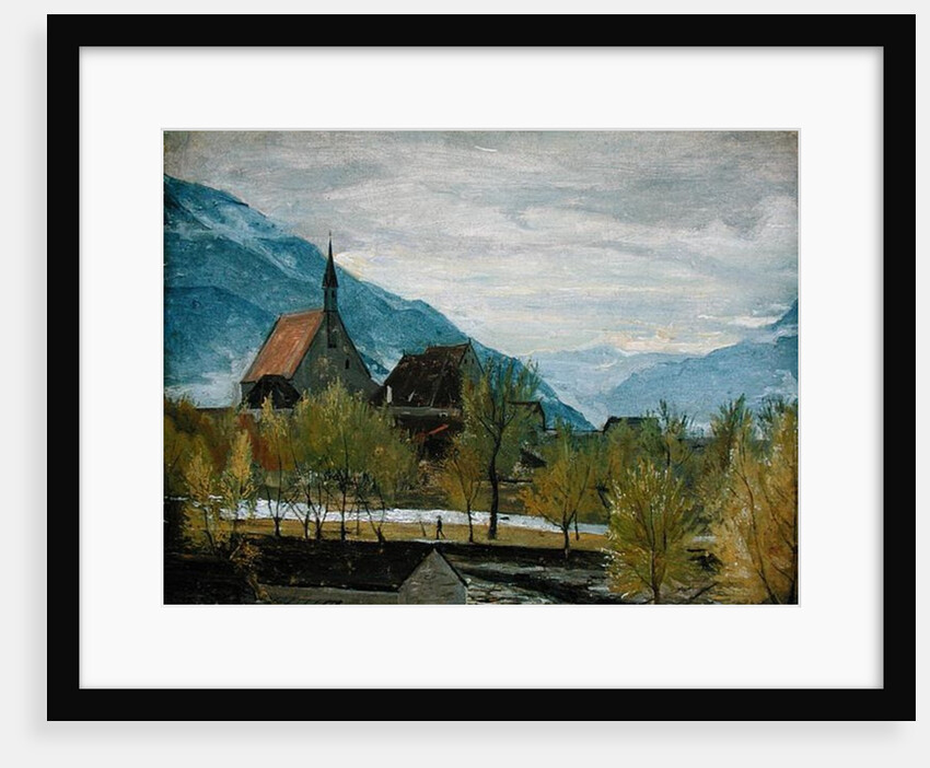 Early snow in Merano, 1830-31 by Rudolph Friedrich Wasmann