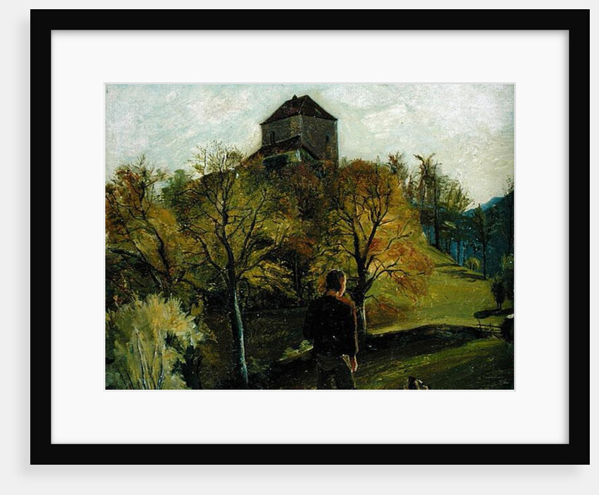 The Zenoburg in the Tyrol, c. 1831 by Rudolph Friedrich Wasmann