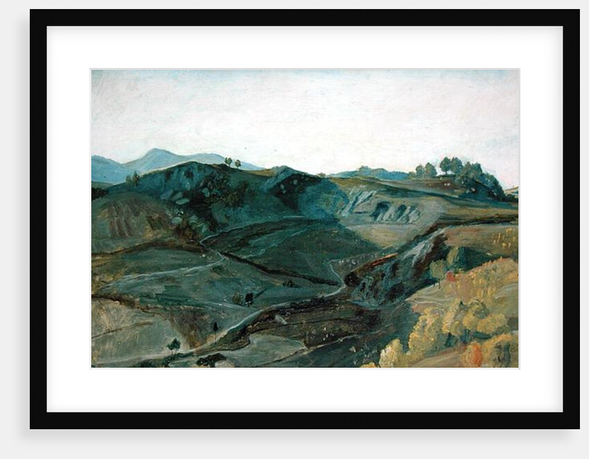 A rugged valley in Italy, c.1833-34 by Rudolph Friedrich Wasmann