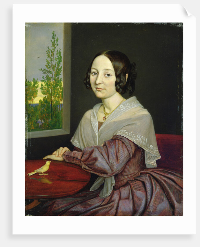 Caroline Luise Mathilde Wasmann, 1843 by Rudolph Friedrich Wasmann