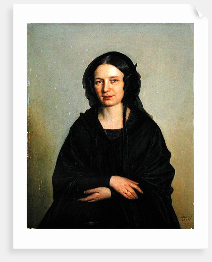 Mary Kramer, 1845 by Rudolph Friedrich Wasmann