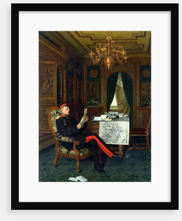 Moltke in Versailles, 1872 by Anton Alexander von Werner