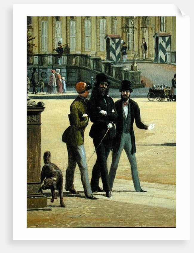 New Guardshouse, Arsenal, Prince's Palace and Castle in Berlin, 1849 by Johann Philipp Eduard Gartner