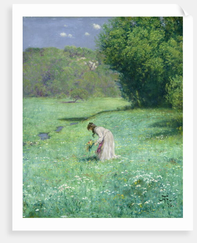 Woodland Meadow, 1876 by Hans Thoma