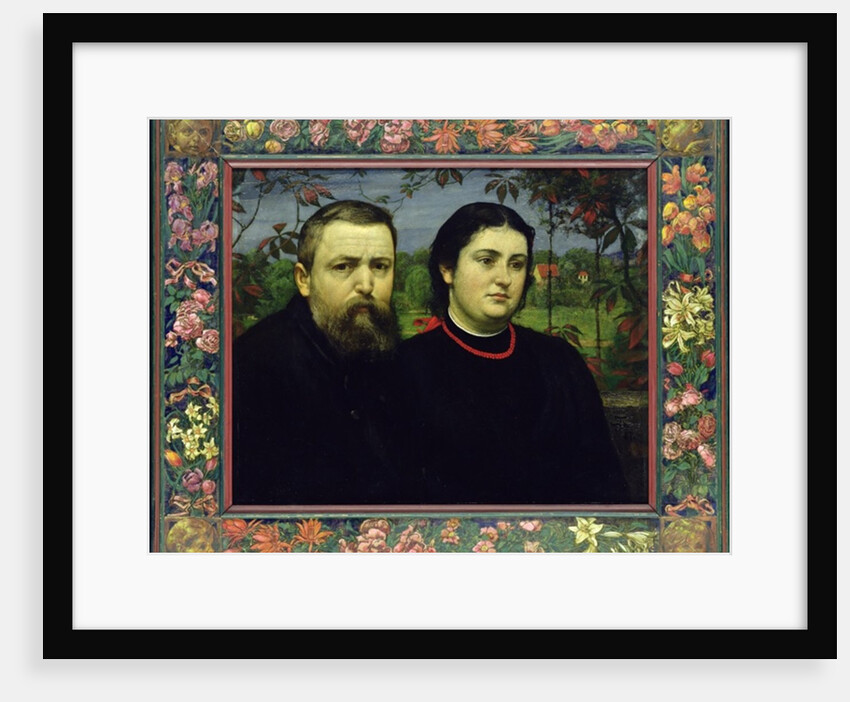 The Artist with his Wife Bonicella, 1887 by Hans Thoma