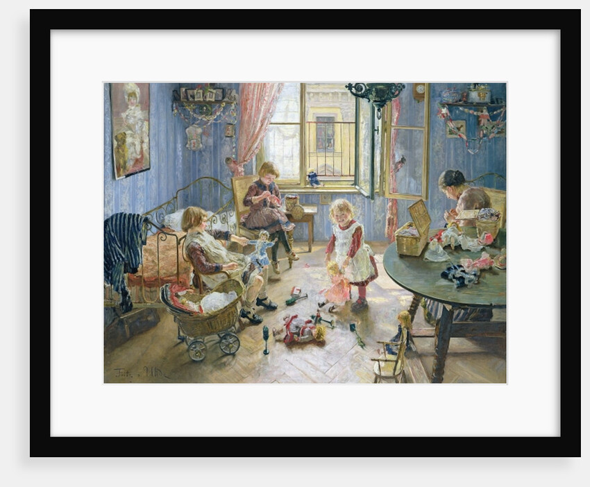 The Nursery, 1889 by Fritz von Uhde