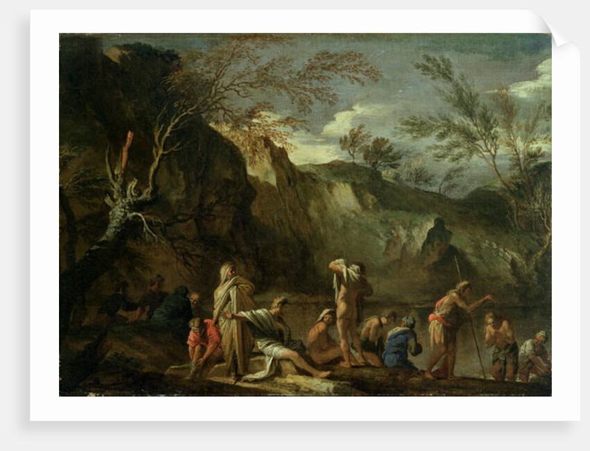 The Baptism of Christ by Salvator Rosa