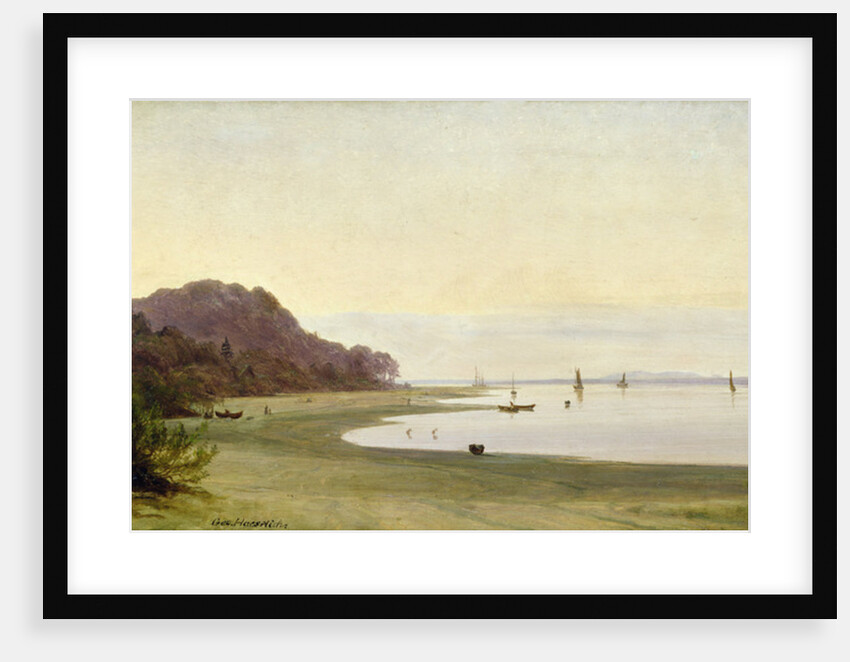 The shore of the Elbe by Marcus Johann Haeselich