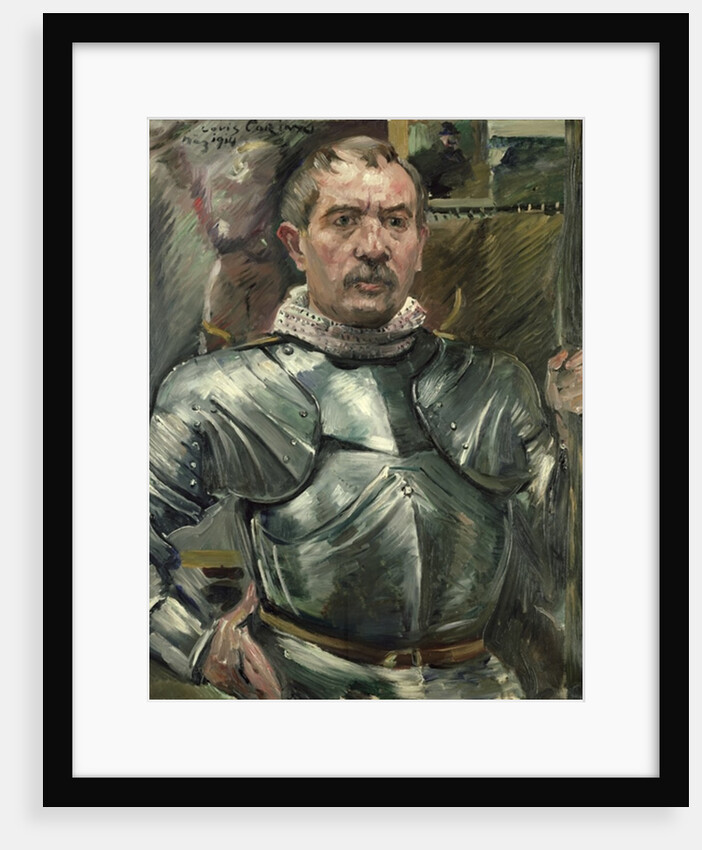 Self portrait in armour, 1914 by Lovis Corinth