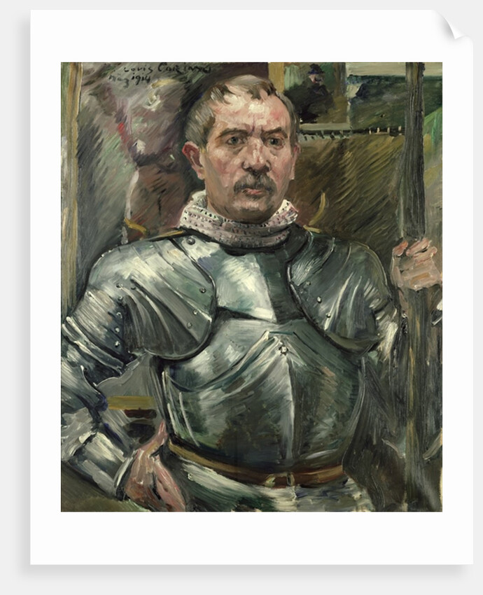 Self portrait in armour, 1914 by Lovis Corinth