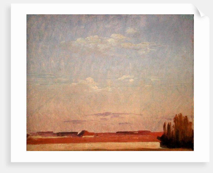 View of the Rooftops of a Dresden Suburb by Christian Friedrich Gille