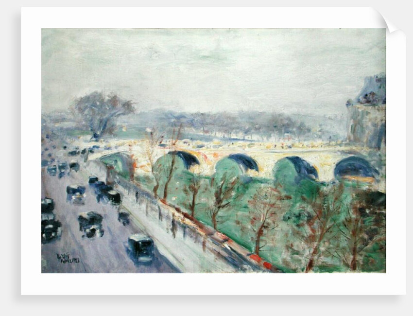 The Pont Royal in Paris, 1928 by Lesser Ury