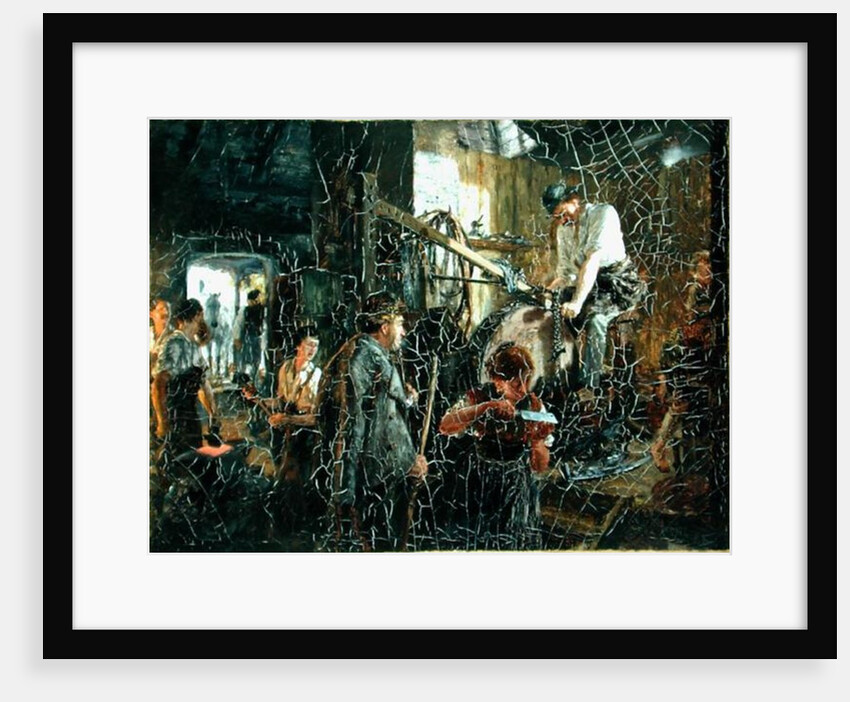 The Knife Grinder at the Forge in Hofgastein, 1881 by Adolph Friedrich Erdmann von Menzel