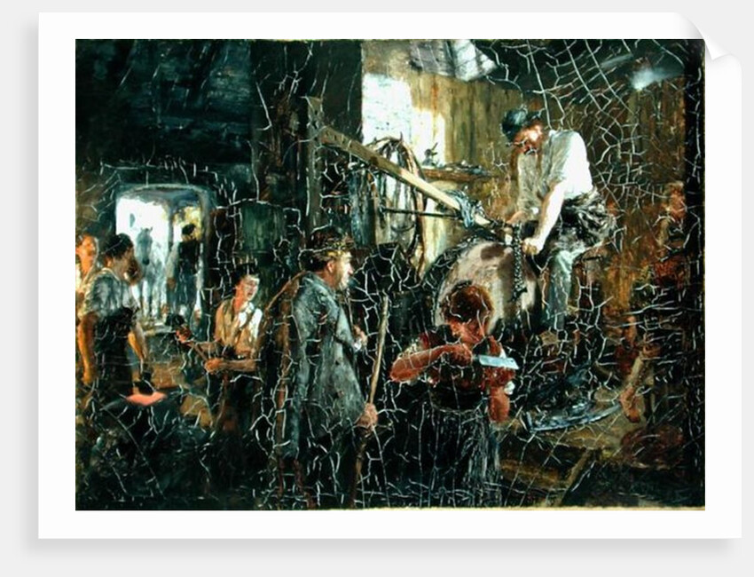 The Knife Grinder at the Forge in Hofgastein, 1881 by Adolph Friedrich Erdmann von Menzel