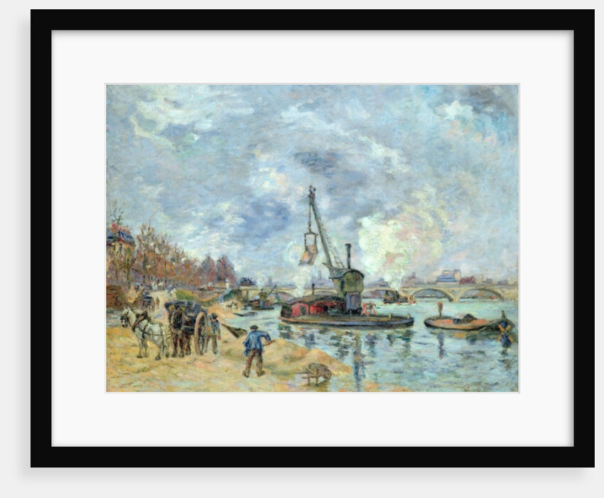 At the Quay de Bercy in Paris, 1874 by Jean Baptiste Armand Guillaumin