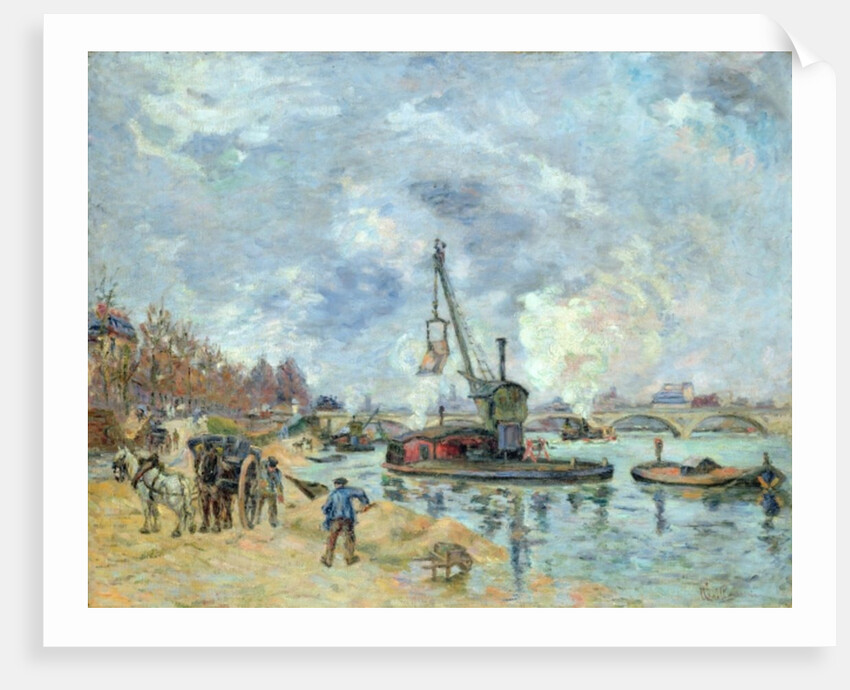 At the Quay de Bercy in Paris, 1874 by Jean Baptiste Armand Guillaumin