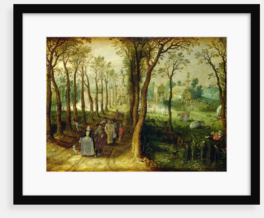 The Castle in the Marsh by Adriaen Pietersz. van de Venne