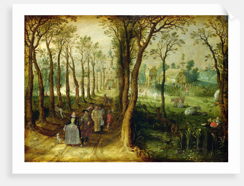 The Castle in the Marsh by Adriaen Pietersz. van de Venne