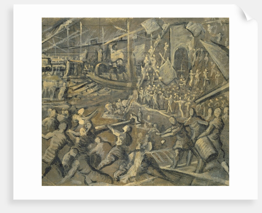 The Conquest of Constantinople by the Venetians in the year 1204, 1598-1605 by Domenico Robusti Tintoretto