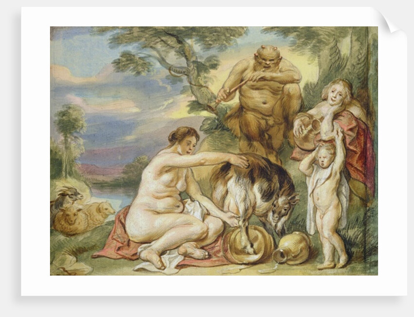 Jupiter as a Child by Jacob Jordaens