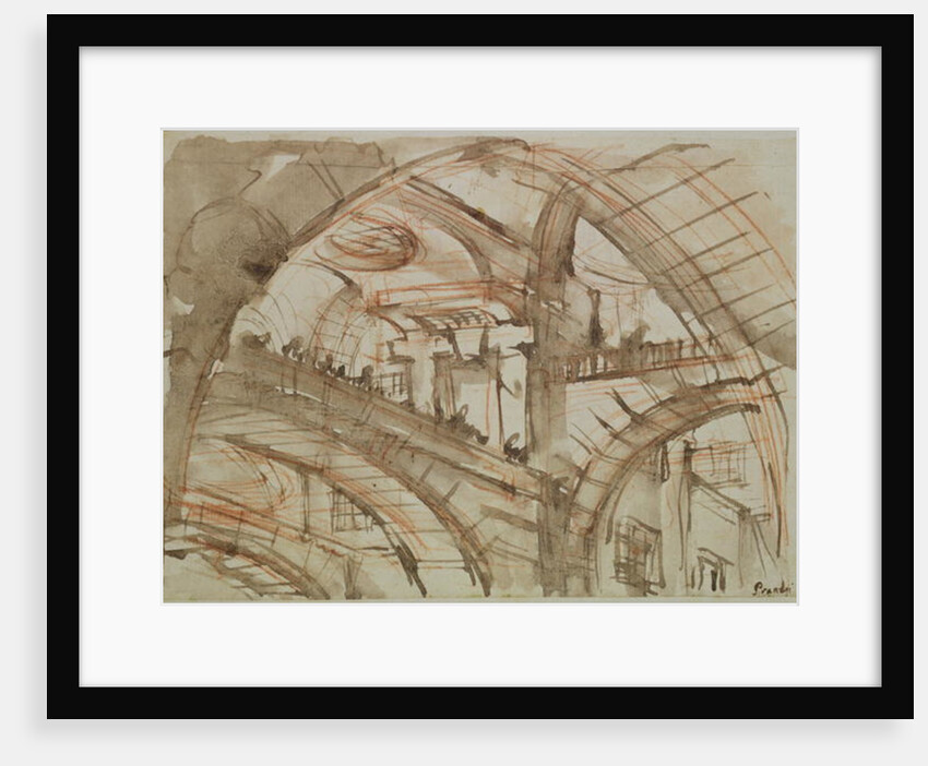 Drawing of an Imaginary Prison by Giovanni Battista Piranesi