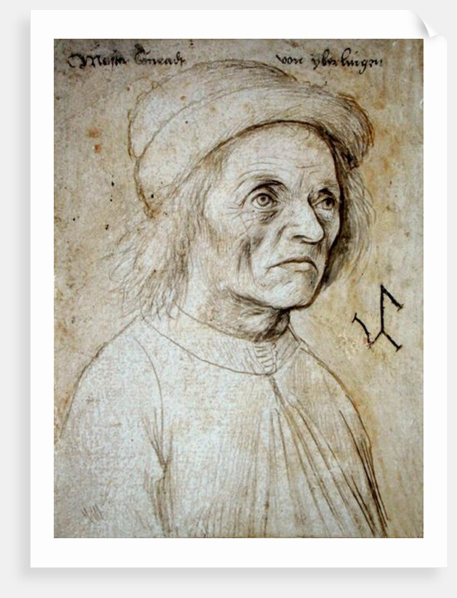 Portrait of Konrad Wurffel by Hans Holbein the Elder