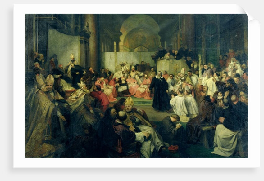 Galilei before the Council, 1861 by Friedrich Karl Hausmann