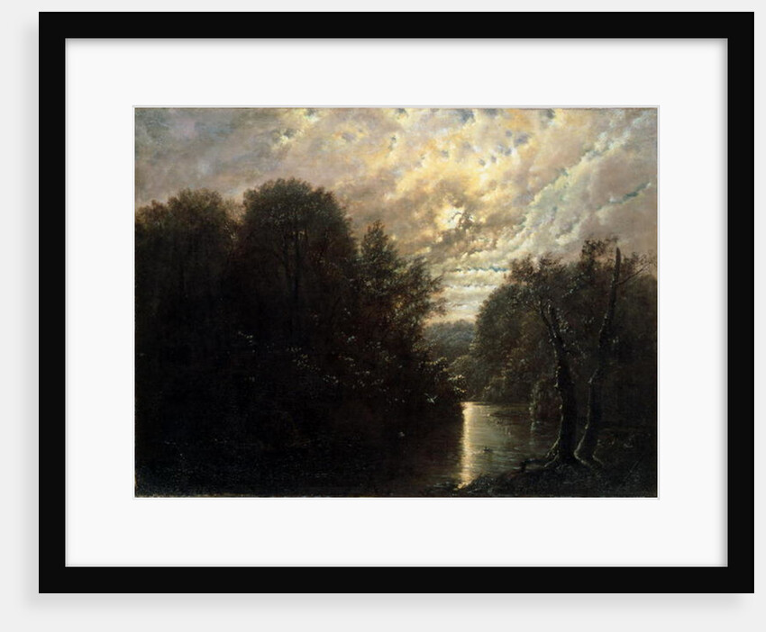 River Landscape in the Rosental near Leipzig by Karl Gustav Carus