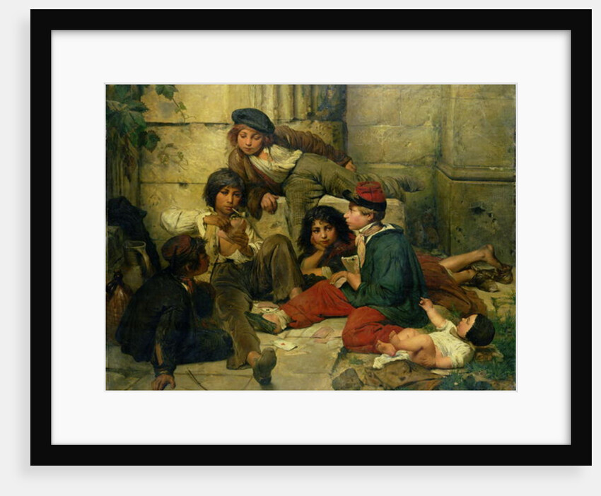 Children of the Streets of Paris, 1852 by Friedrich Karl Hausmann